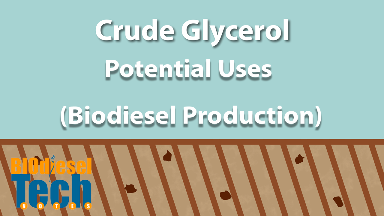 Potential Uses of Crude Glycerol from Biodiesel Production
